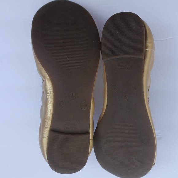 Mr Cat Comfort Elastic Women's Flats Gold Size 7 - Picture 6 of 7